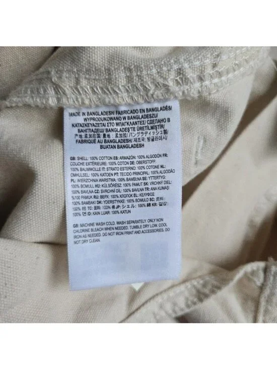 Vans Cotton Stryker Overalls Women Workwear Inspired Patches Cream New 042026 - Picture 12 of 13